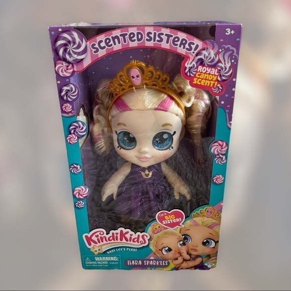 New in the box Kindi Kids scented sisters Tiara Sparkles - Picture 1 of 9